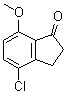 4-氯-2,3-二氢-7-甲氧基-1H-茚-1-酮分子结构 (CAS 99183-99-0)