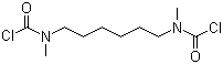 1,6-己烷二基双[甲基氨基甲酰氯]分子结构 (CAS 99191-71-6)