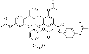 桑呋喃 G 五乙酸酯分子结构 (CAS 99217-75-1)