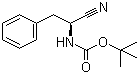 Boc-L-苯丙氨腈分子结构 (CAS 99281-90-0)