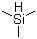 三甲基硅烷分子结构 (CAS 993-07-7)