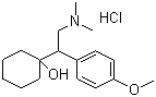 Venlafaxine hydrochloride  molecular structure (CAS 99300-78-4)