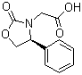 (S)-(+)-2-氧代-4-苯基-3-恶唑烷乙酸分子结构 (CAS 99333-54-7)