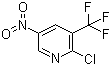 2-氯-3-三氟甲基-5-硝基吡啶分子结构 (CAS 99368-67-9)