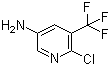 6-氯-5-(三氟甲基)吡啶-3-胺分子结构 (CAS 99368-68-0)