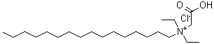 (羧甲基)二乙基十六烷基氯化铵分子结构 (CAS 994-61-6)