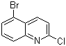 5-溴-2-氯喹啉分子结构 (CAS 99455-13-7)