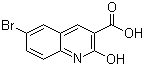 6-溴-2-羟基喹啉-3-羧酸分子结构 (CAS 99465-06-2)