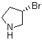 (S)-3-溴吡咯烷分子结构 (CAS 99520-93-1)
