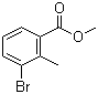 2-甲基-3-溴苯甲酸甲酯分子结构 (CAS 99548-54-6)