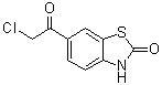 6-(氯乙酰基)-2(3H)-苯并噻唑酮分子结构 (CAS 99615-55-1)