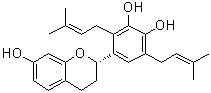 (-)-小构树醇 A分子结构 (CAS 99624-28-9)