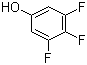 3,4,5-三氟苯酚分子结构 (CAS 99627-05-1)