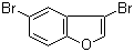 3,5-二溴苯并呋喃分子结构 (CAS 99660-97-6)