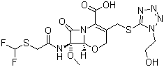 氟氧头孢分子结构 (CAS 99665-00-6)