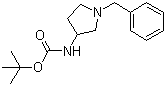 (R)-1-Benzyl-3-(Boc-amino)pyrrolidine molecular structure (CAS 99735-30-5)