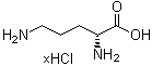 D-Ornithine hydrochloride molecular structure (CAS 99815-05-1)