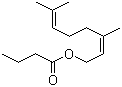 丁酸橙花酯分子结构 (CAS 999-40-6)
