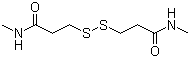 结构式 CAS# 999-72-4, 3,3'-二硫代二丙酰甲胺