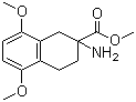 2-氨基-5,8-二甲氧基-1,2,3,4-四氢萘-2-甲酸甲酯分子结构 (CAS 99907-80-9)