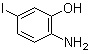 2-氨基-5-碘苯酚分子结构 (CAS 99968-80-6)
