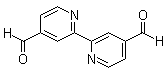 2,2'-联吡啶-4,4'-二甲醛分子结构 (CAS 99970-84-0)
